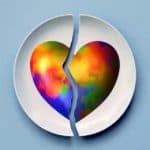 Broken Heart Plate