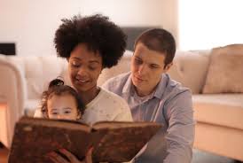 family-reading-together