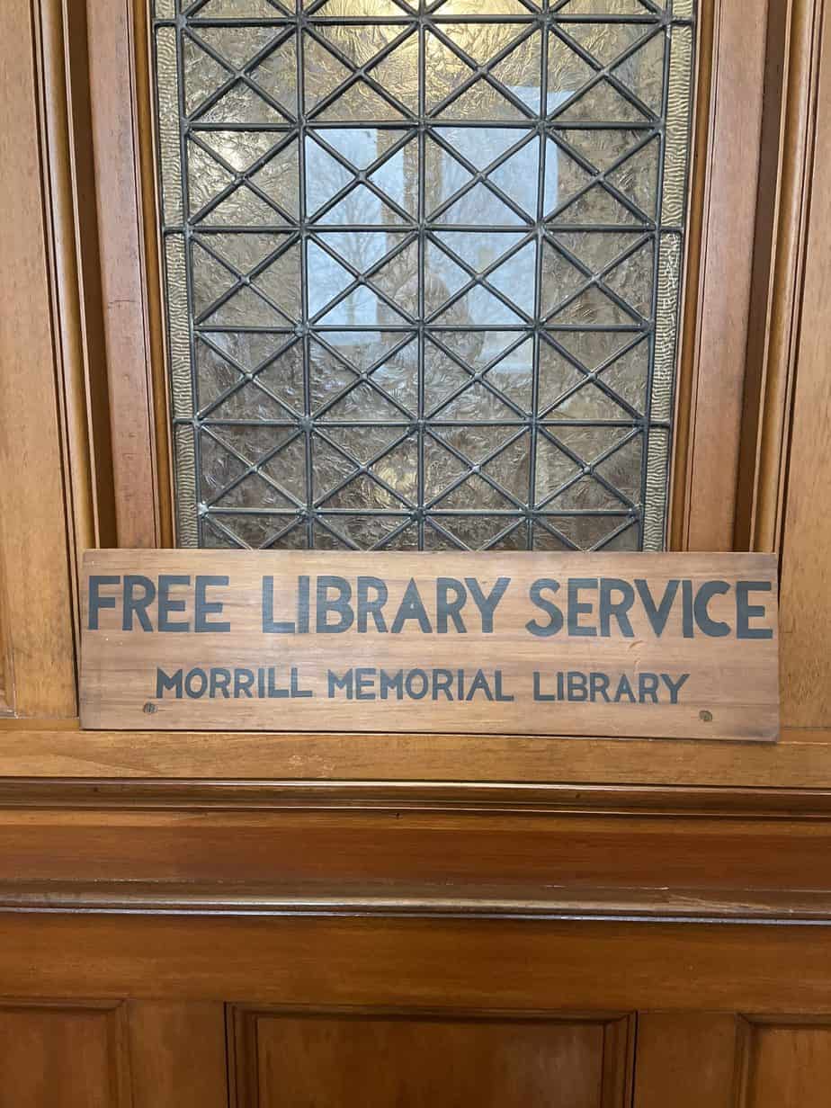 free-library-service-sign